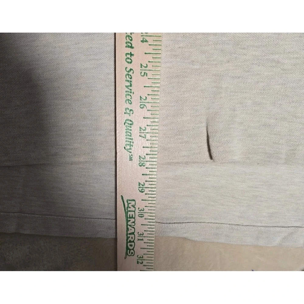 Polo Ralph Lauren Mens XL Long Sleeve Polo Shirt Tan Beige Cotton Pique Pony